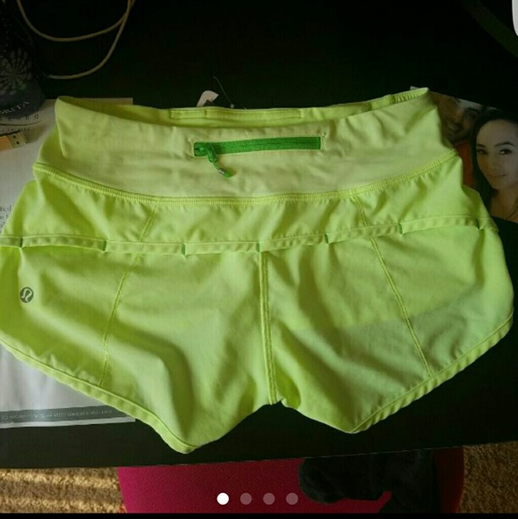 Lululemon speed shorts faded zap (?)