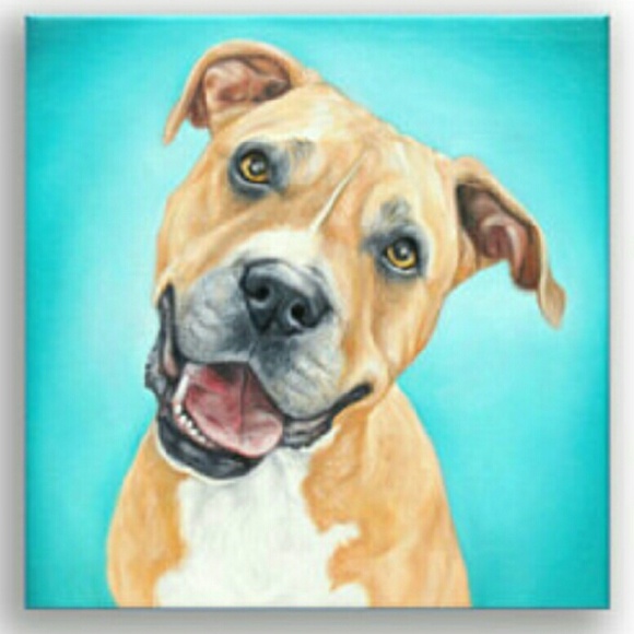 Coustom dog portrait 11" x15"