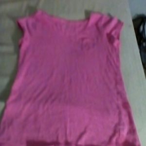 Girls pink v-neck