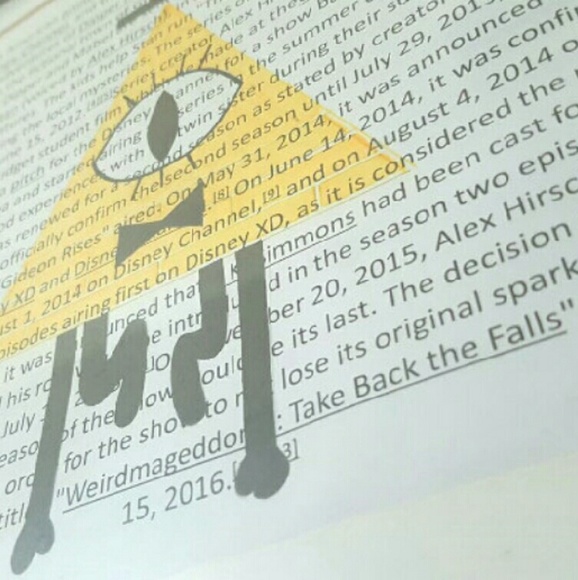 Bill chiper art on gravity falls wiki - Picture 2 of 4