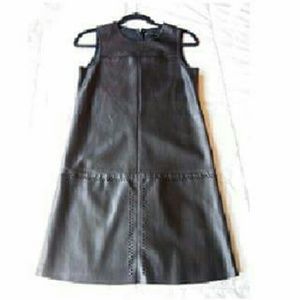 Zara Faux Leather Dress - like new