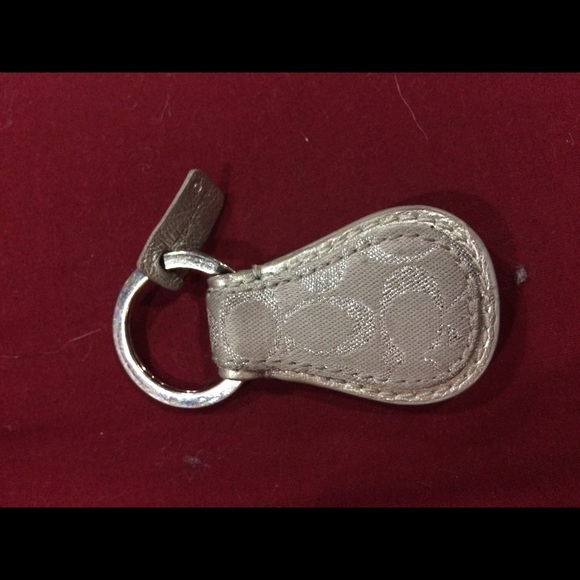 Coach keychain charm