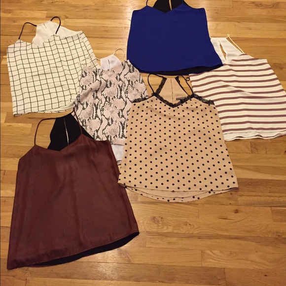 ✨Sold✨ Express Strappy Cami V-neck Blouses - Picture 1 of 1