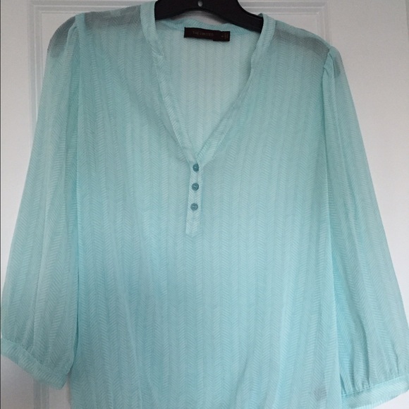 Limited Herringbone Blouse Medium