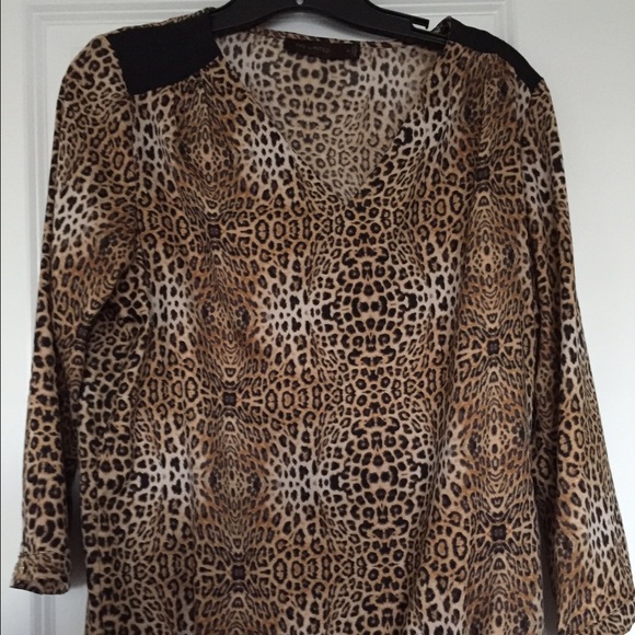 Limited Leopard Print Blouse Medium
