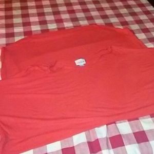 As-is Irma - size large, coral, ribbed