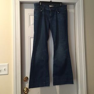 J Brand Lovestory Wide Leg Jeans