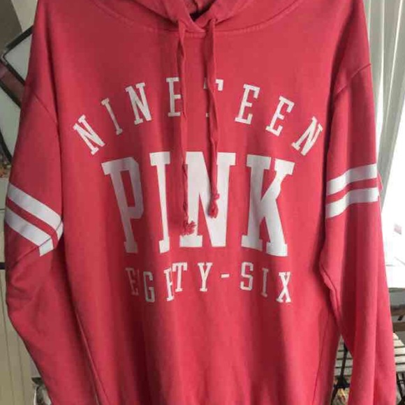Large vs pink BF fit hoodie