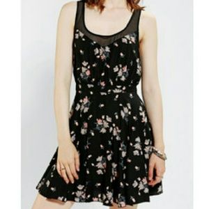 Kimchi Blue Chiffon-Inset Skater Dress