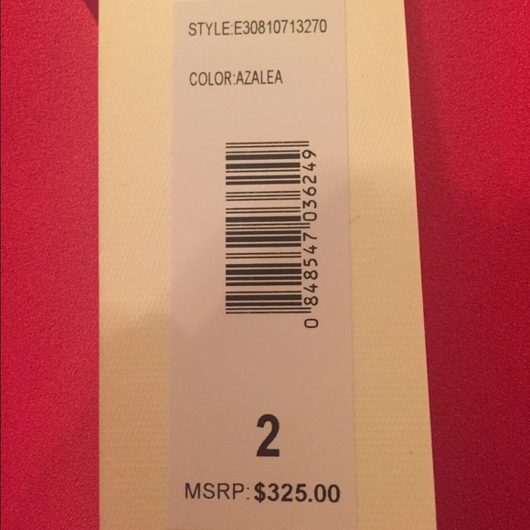 Erin Fetherston Azalea Pink Faux Wrap Dress w Bow - Picture 4 of 4