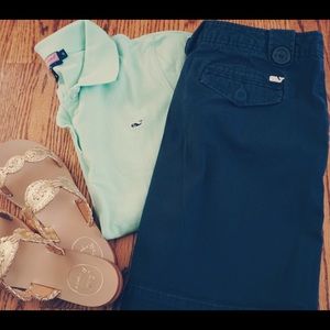 Vineyard Vines Navy Khaki Skirt - Size 6