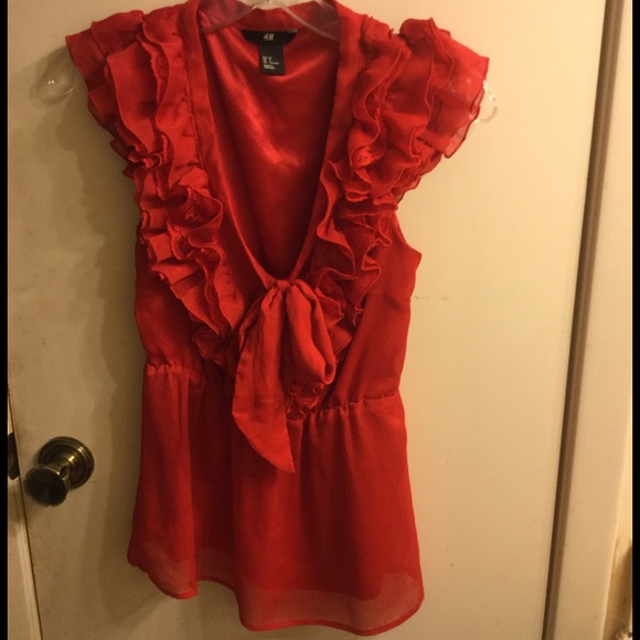 Red H&M shirt **SOLD**