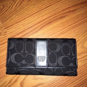 Black coach wallet