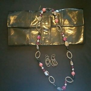 Premier Jewelry. Mid length necklace and earrings