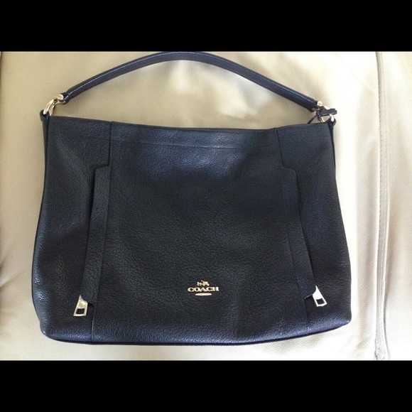 Coach Black leather bag