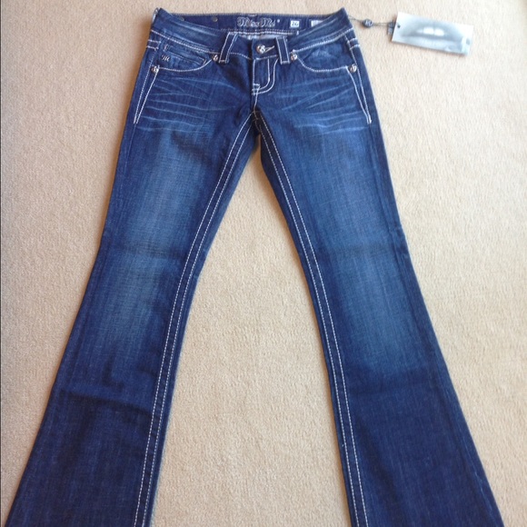 Miss Me Dark Blue Bootcut Jeans NWT