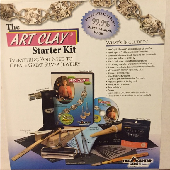 Silver art clay starter kit💍🖌