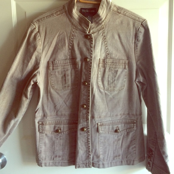 Style & co jacket military