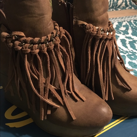 Sbicca Zepp Fringe Bootie