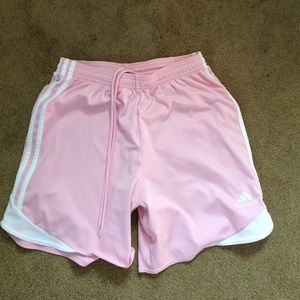 Pink adidas shorts