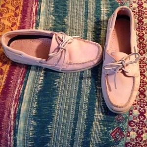 Sperry Light Pink Loafers Leather Women's 8 1/2