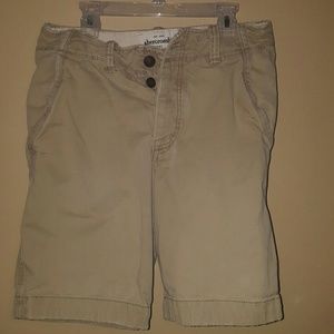 Abercrombie button fly shorts