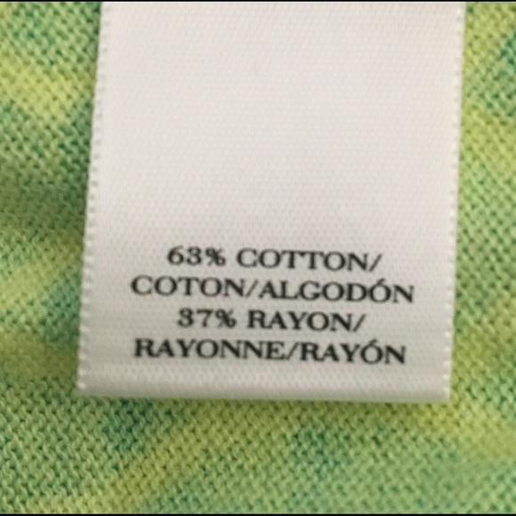 Ann Taylor Moroccan Print Green & Yellow Sweater - Picture 4 of 4