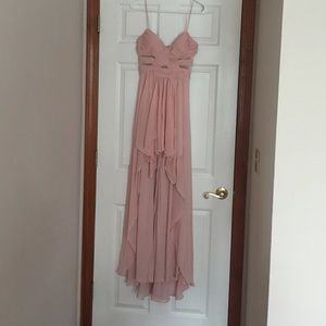 Rose pink dress