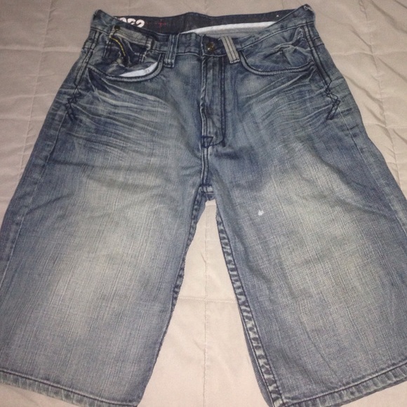 Pair of jean shorts by Ecko. Awesome condition.