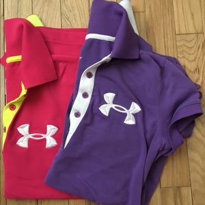 Tennis/golf shirt heat gear under armour