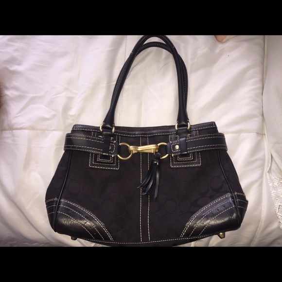 Black Coach Tote