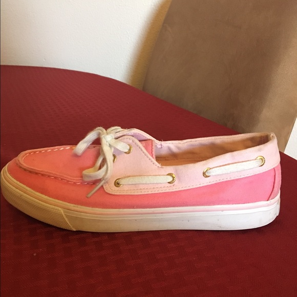 Pink Sperry's Size 8