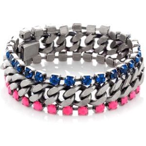 DANNIJO Chain Bracelet with Neon Accents
