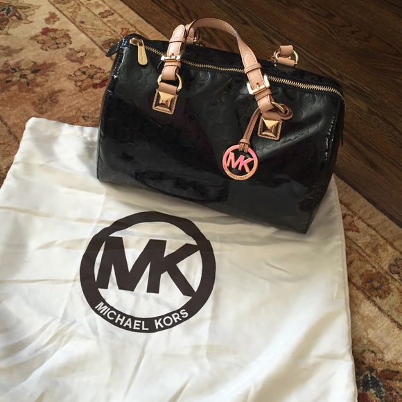 Michael Kors Patent Print Bag