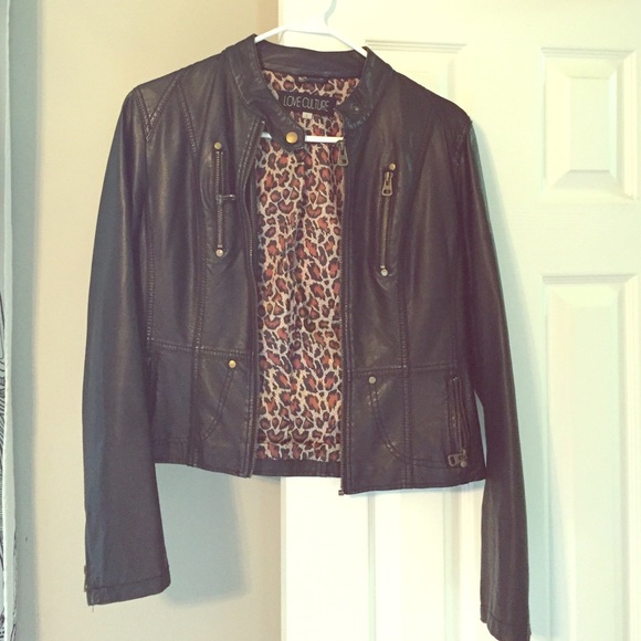 Women's leather jacket