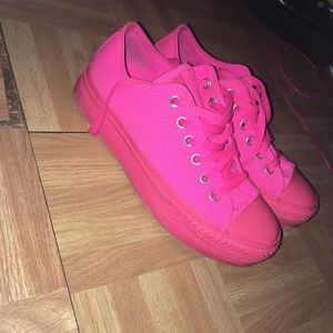Converse Hot Pink Platforms