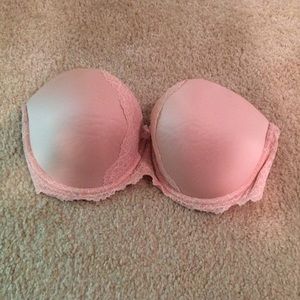 Nude Victoria's Secret strapless bra