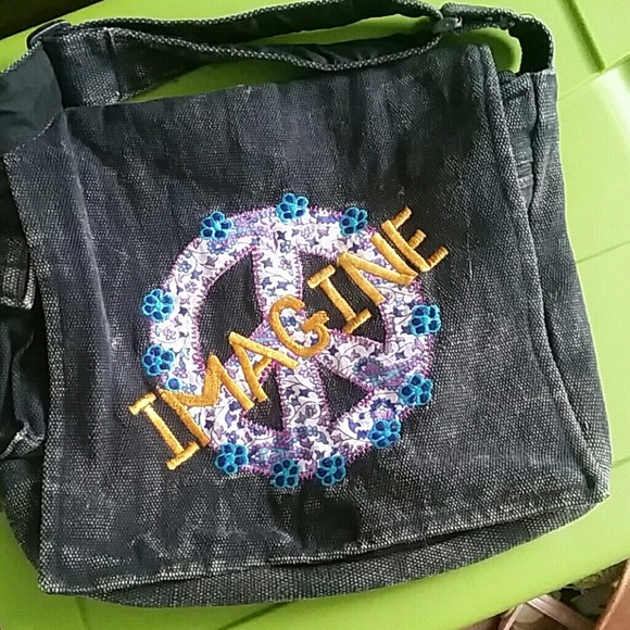 Imagine hippie crossbody laptop bag