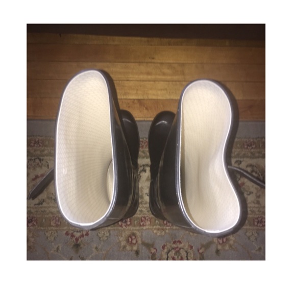 Hunter Matte Black Boots 8M 9F - Picture 3 of 4