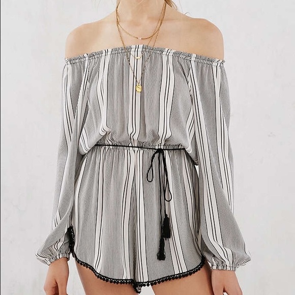 Off the shoulder romper