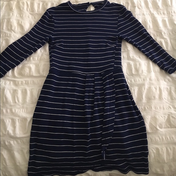 BOOHOO NAVY STRIPPED DRESS!!! - Picture 2 of 4