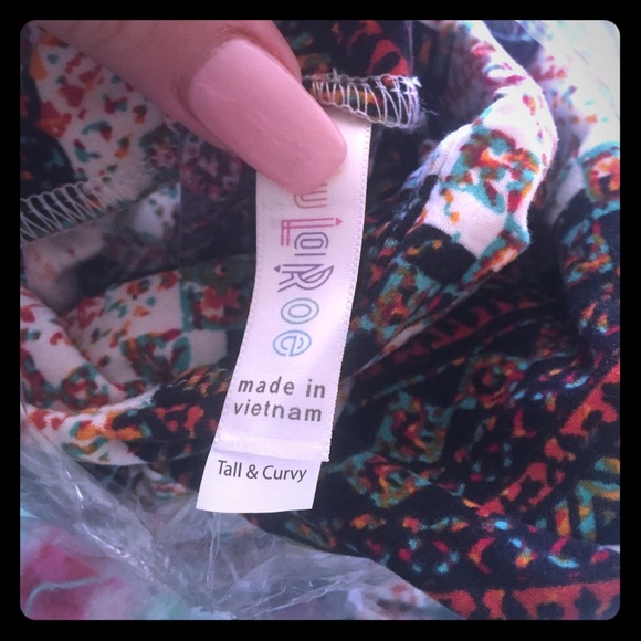 Lularoe checkered TC leggings