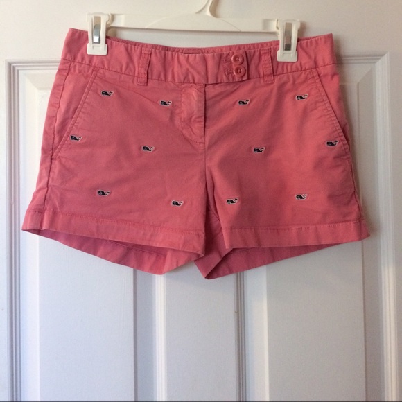 Whale embroidered shorts