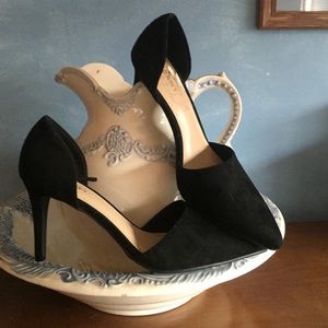 Old Navy D'orsay 3" suede heels