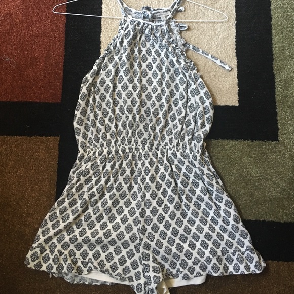 pattered romper