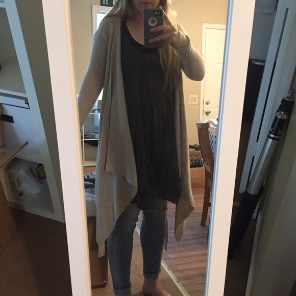Free People Sloane Hooded Wrap Cardi - Picture 3 of 4
