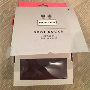 Hunter Burgundy Boot Socks