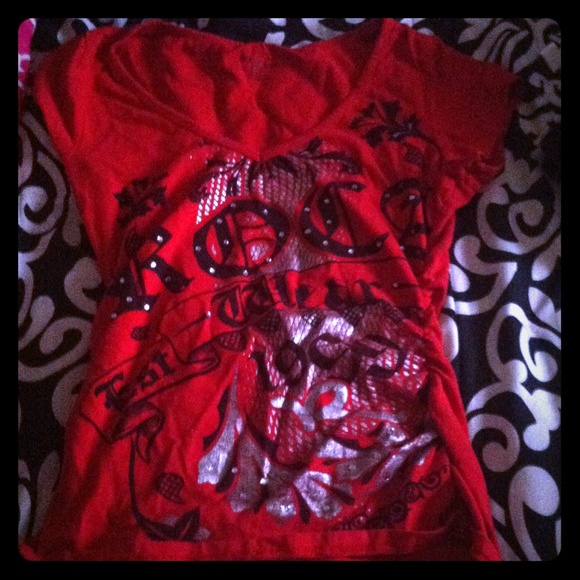 A cute kids rock out T-shirt for girls