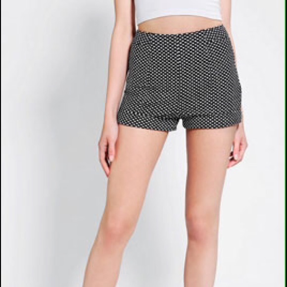 Urban Outfitters High Waisted Polka Dot Shorts