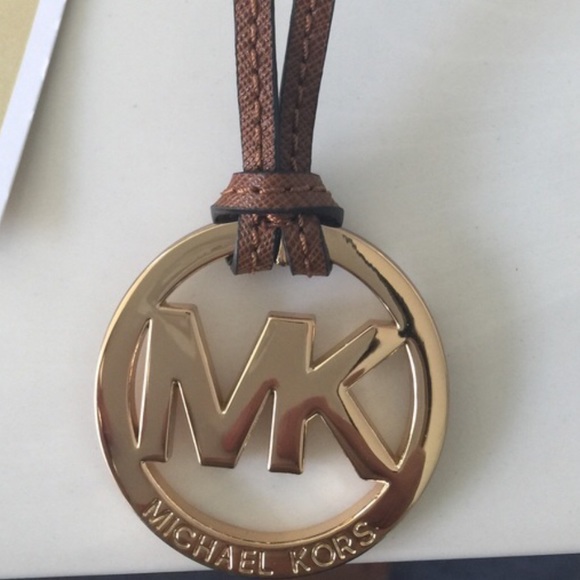 New Michael kors golden&brown bag charmFINAL PRICE - Picture 2 of 2